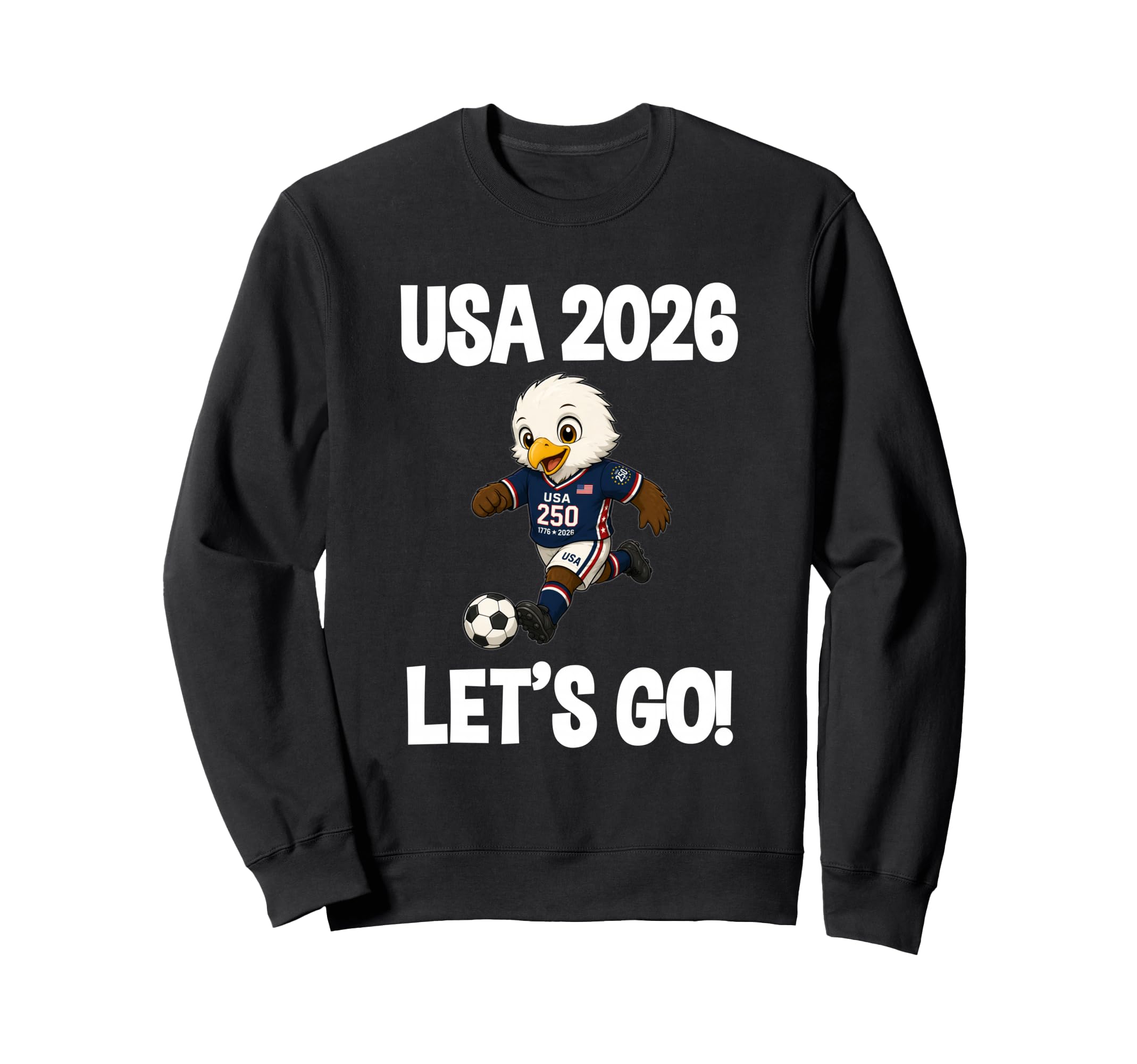Usa 2026 Lets Go Football Soccer Sweatshirt - Unique Graphic for Adults