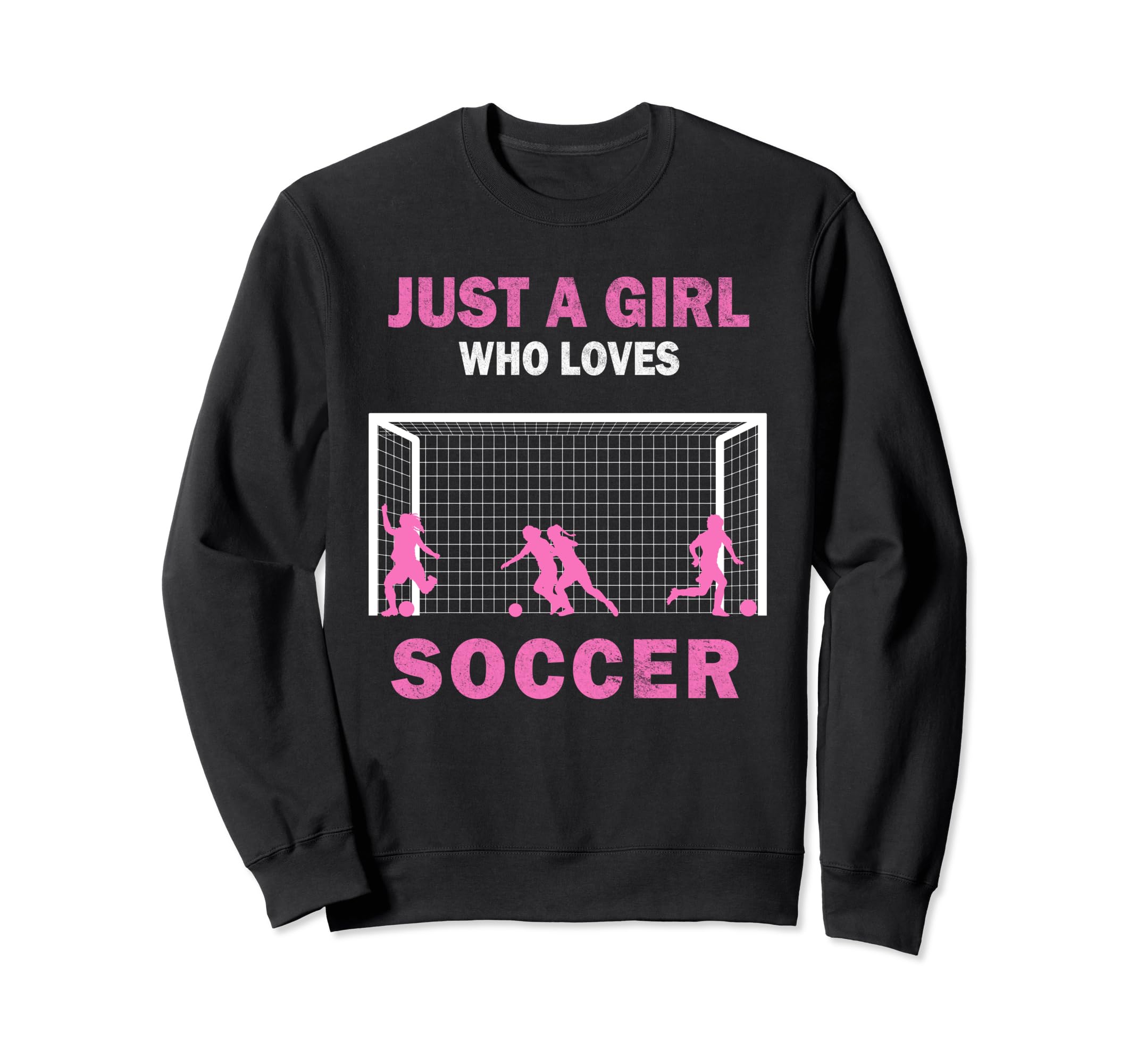 Just Who Loves Soccer Game And Sweatshirt - Casual Everyday Wear Men Women