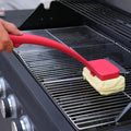 Grill Brush for Outdoor Grill, Bristle Free Steam Grill Brush with Scraper, BBQ Grilling Accessories BBQ Brush Non Metal Bristles, Grilling Accessories Fit Most Grills, Gifts for Men Dad Husband