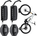 Bike Rack Garage, Bike Wall Mount – 2 Pack Bike Rack for Garage & Indoor Storage, Heavy Duty Vertical Bike Hanger Holds Up to 66 lbs, Space-Saving Bike Wall Rack for Home, Apartment, or Shed