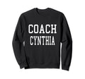 Coach Cynthia Custom Football Soccer Sweatshirt - Graphic Print Unisex