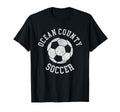 Ocean County Soccer Distressed 90S T-Shirt - Graphic Print Men Women
