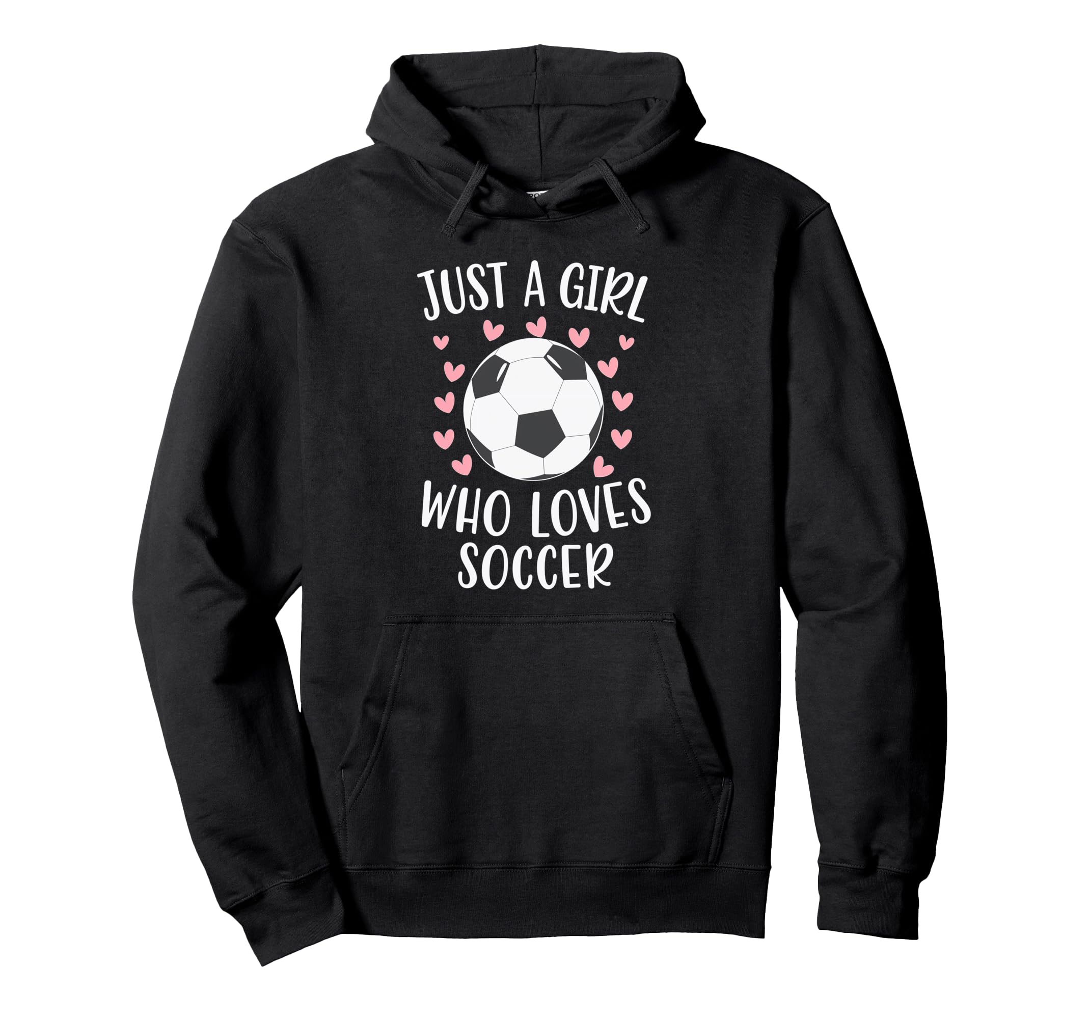 Just Who Loves Soccer Soccer Player Hoodie - Trendy Graphic Men Women