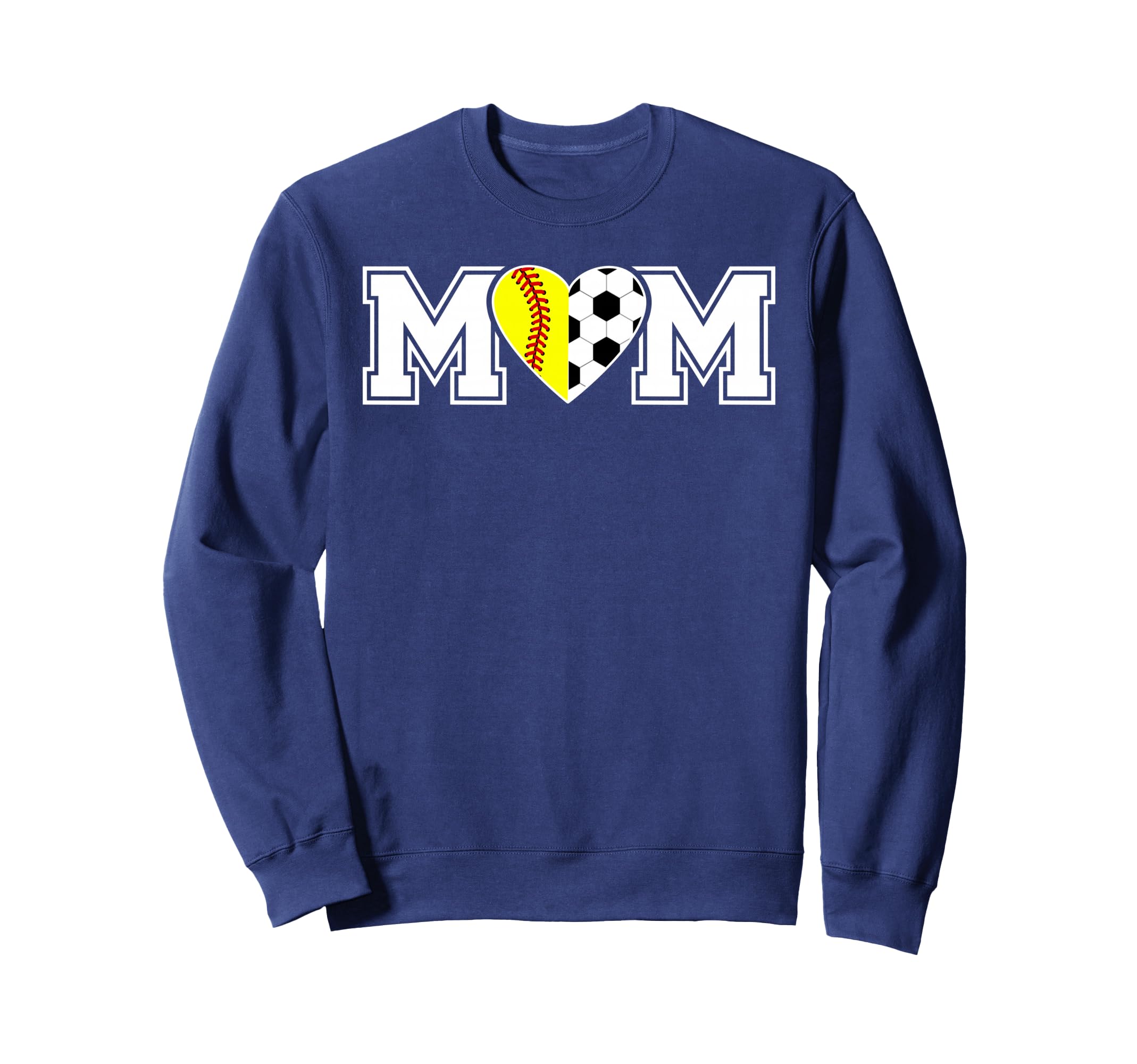 Softball Soccer Mom Soccer Sweatshirt - Aesthetic Graphic Men Women
