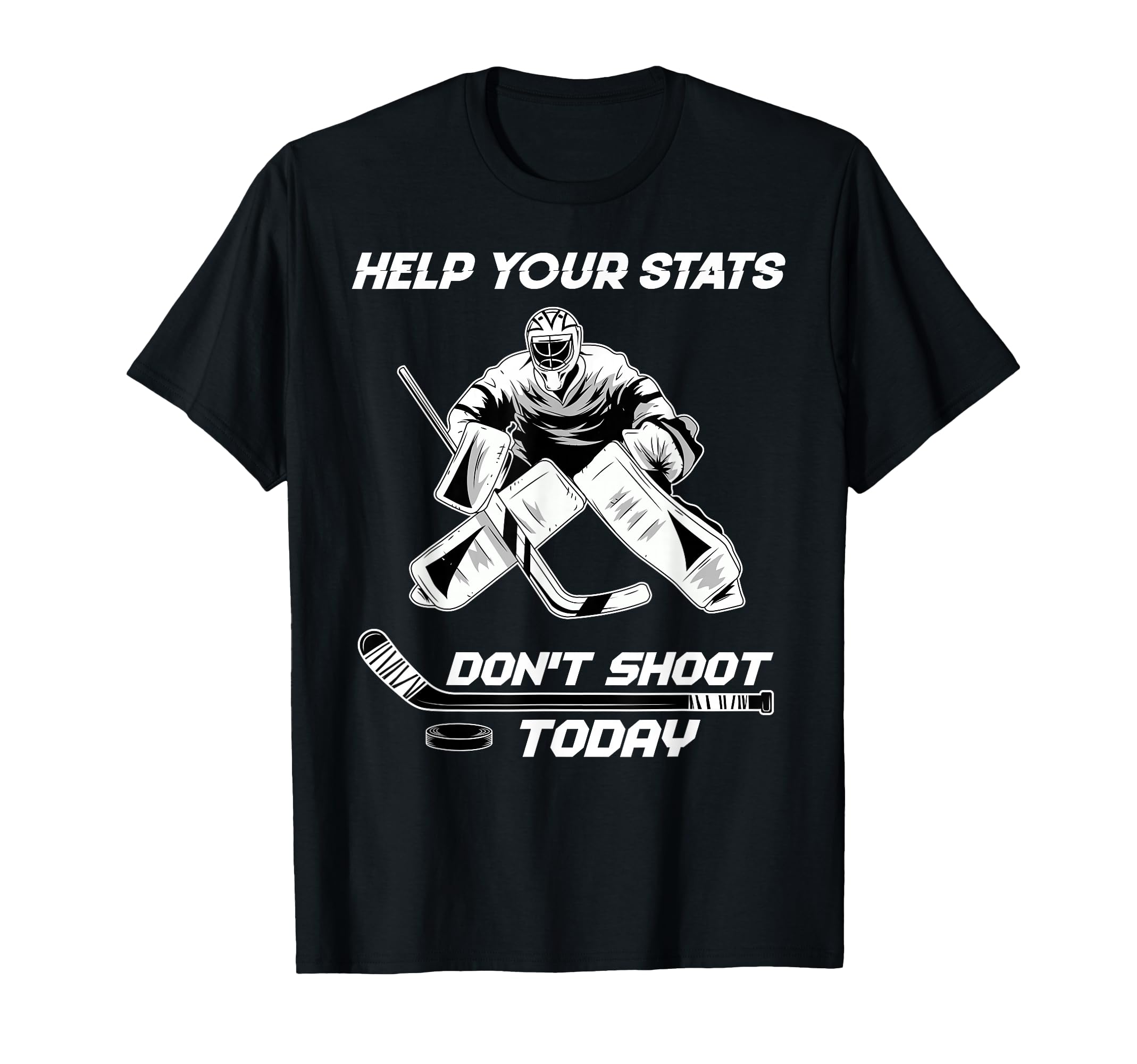 Ice Hockey Goalkeeper Ice Hockey T-Shirt - Trendy Graphic Men Women