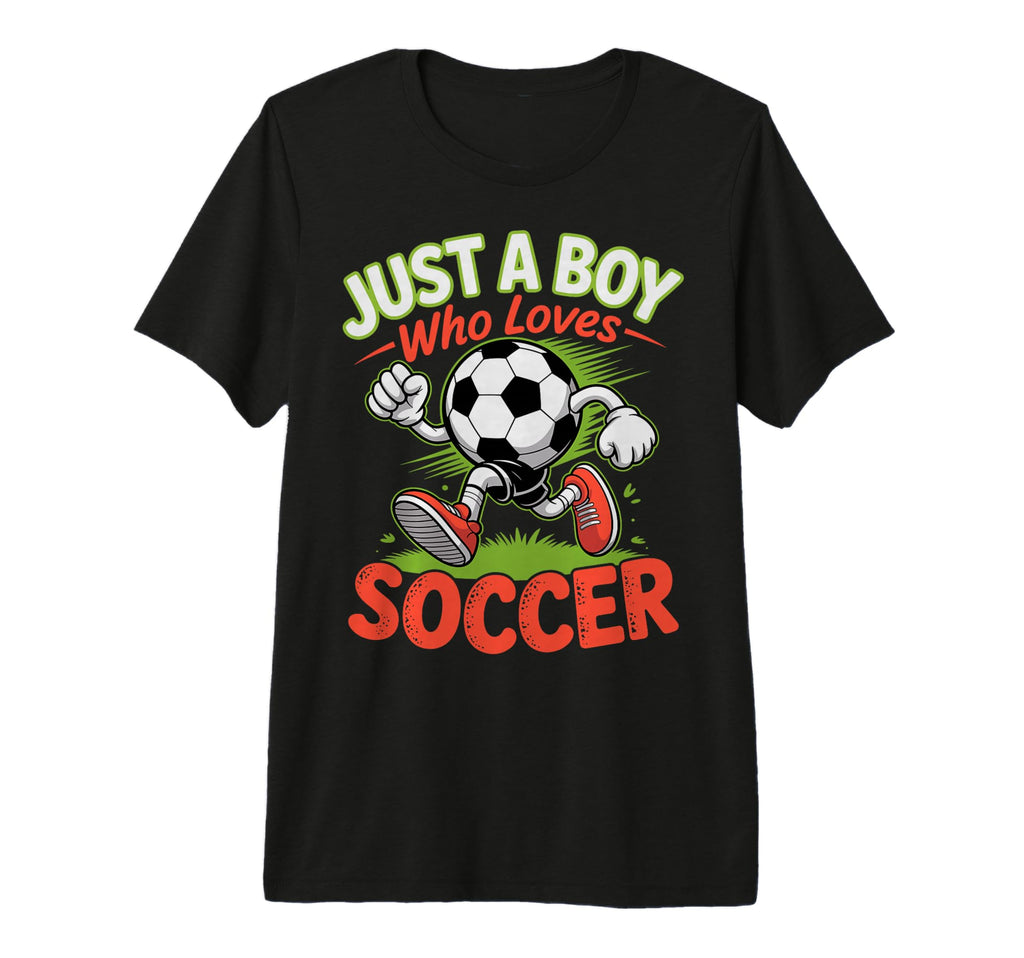 Just Who Loves Soccer Footbal Player Goalie T-Shirt - Graphic Print Unisex