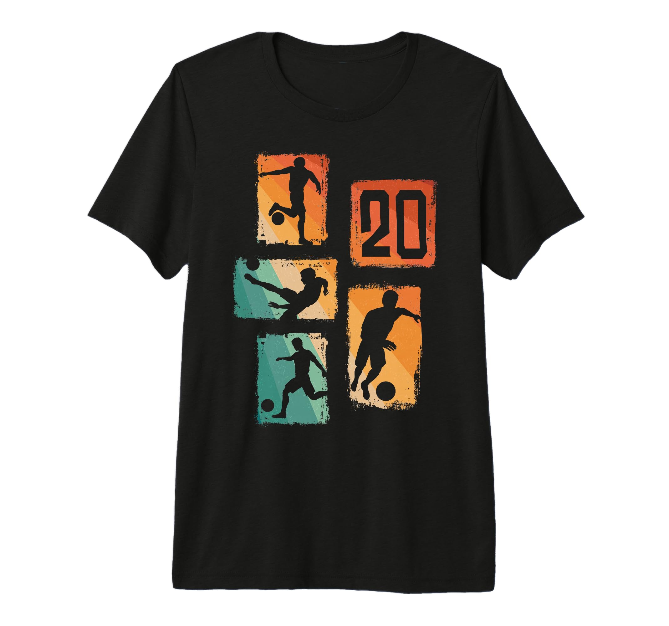 20Th Birthday Soccer Player Football T-Shirt - Fun Novelty Design Unisex