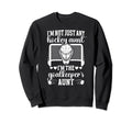 Im Hockey Goalkeeper Aunt Hockey Sweatshirt - Streetwear Style for Adults