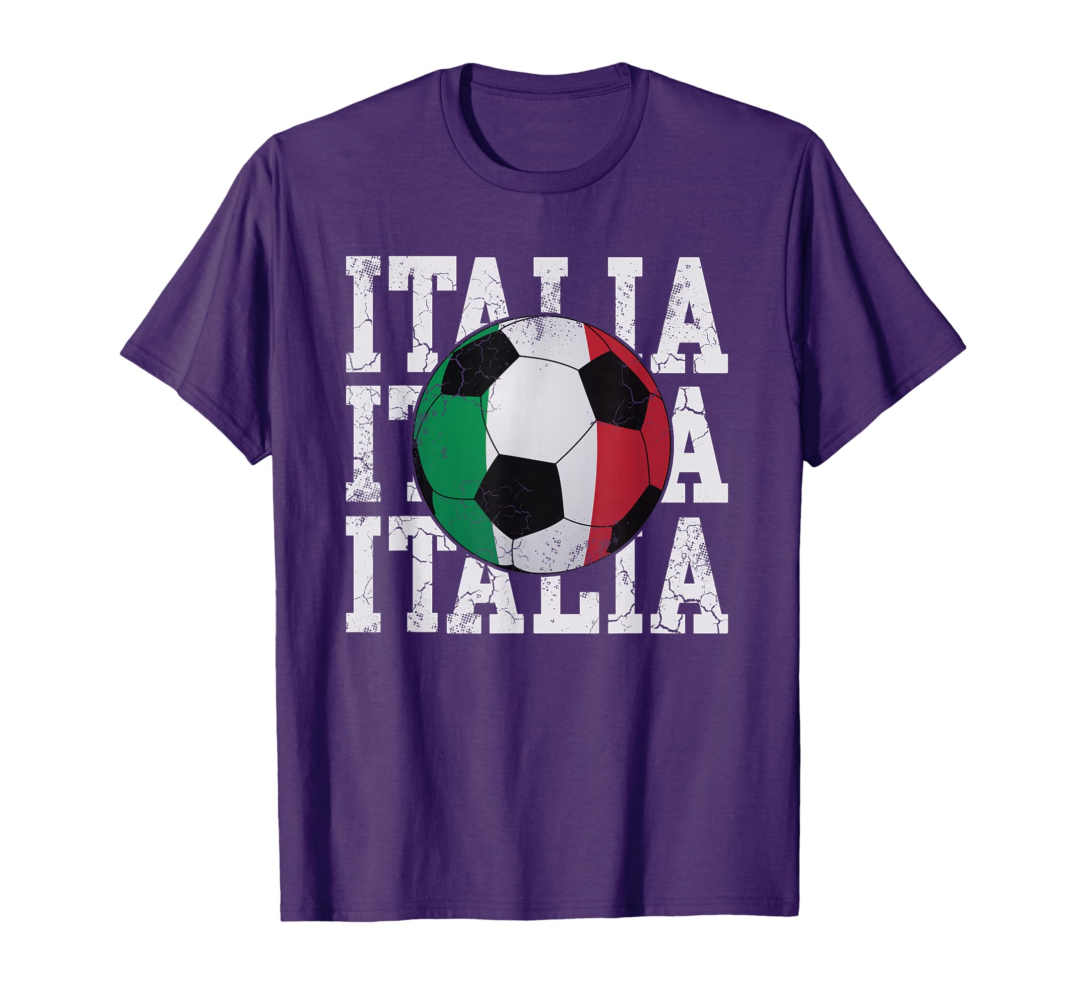 Italia Flag Soccer Ball Italian Italy T-Shirt - Minimalist Print Unisex