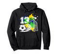 13Th Soccer Birthday Party 13 Year Old Hoodie - Custom Art Print Unisex