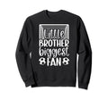 Little Brother Soccer Goalie Brother Sweatshirt - Minimalist Print Unisex