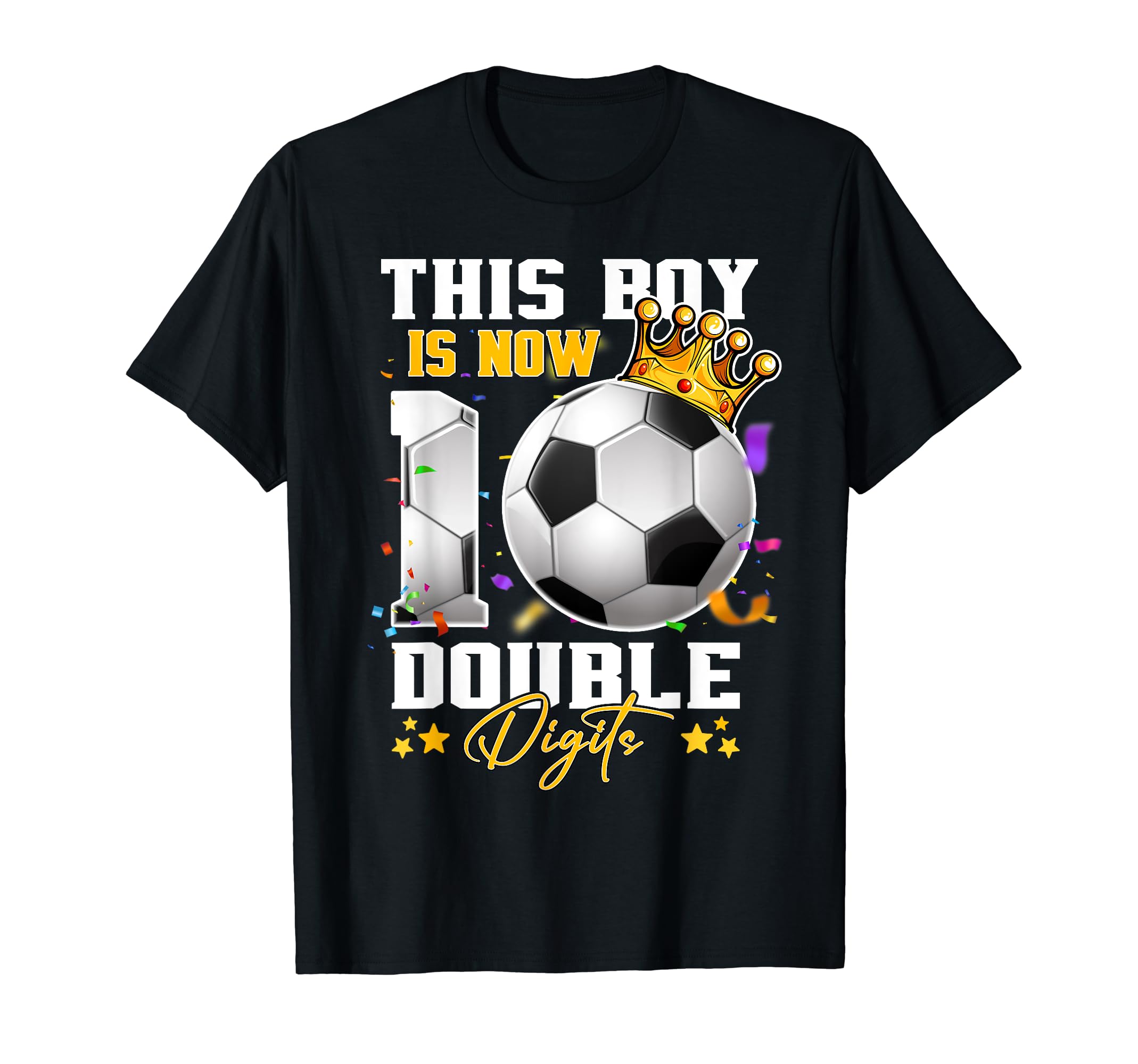 This Now 10 Double Digits Soccer 10 T-Shirt - Aesthetic Graphic for Adults
