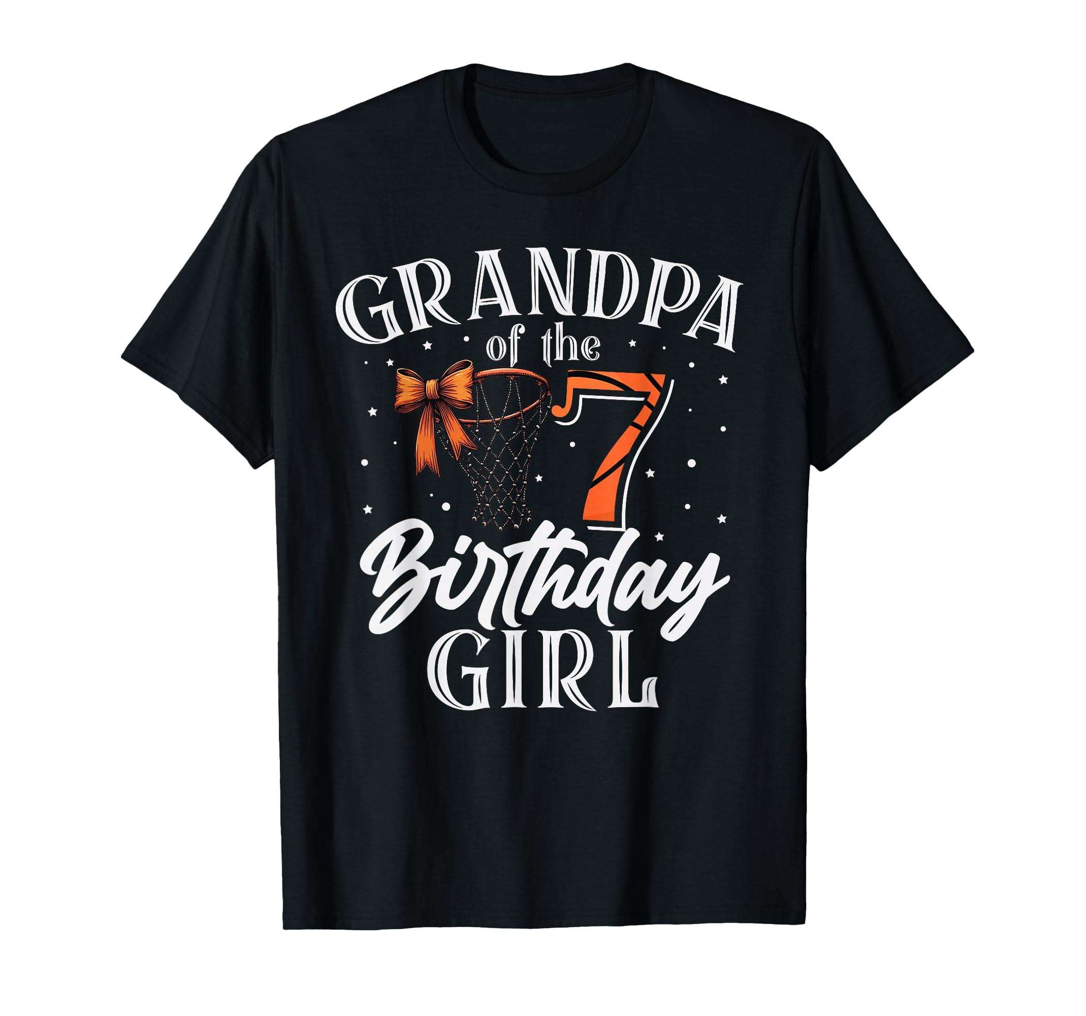 G Pa 7 Seven Birthday Basketball Bday T-Shirt - Novelty Apparel for Adults