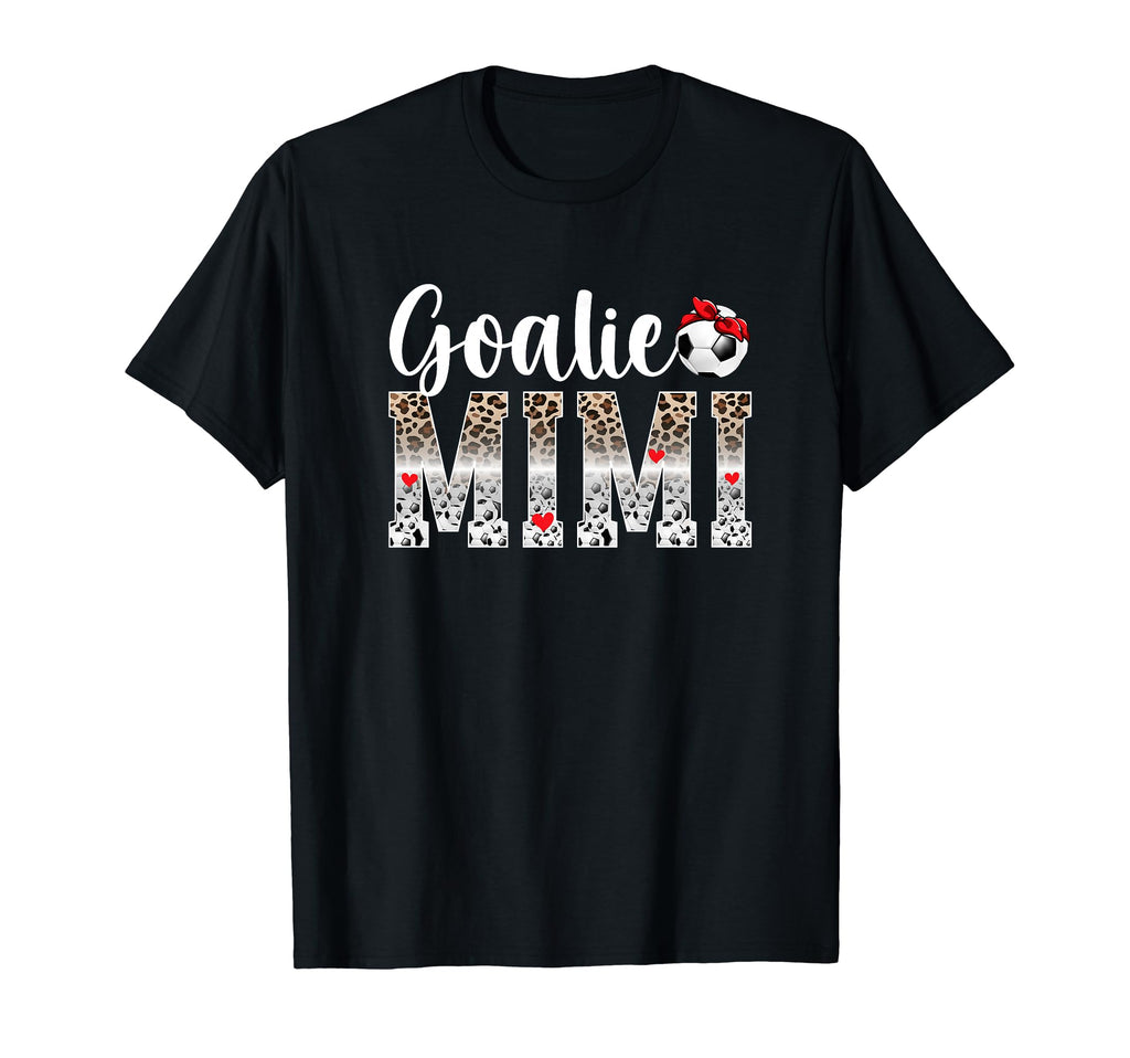 Soccer Goalie Mimi Leopard Mimi T-Shirt - Fun Novelty Design for Adults