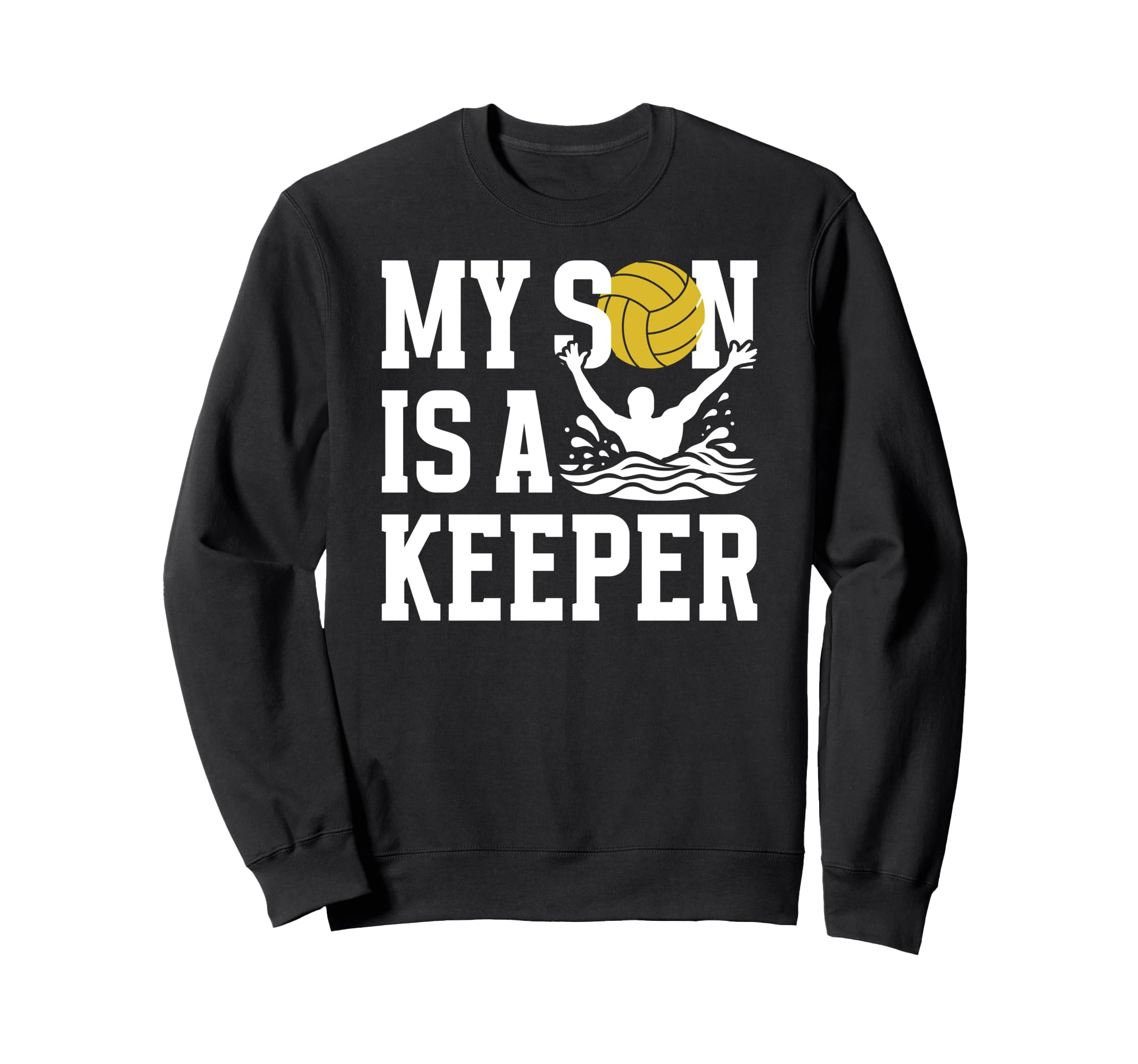 Proud Water Polo Keeper Mom Water Sweatshirt - Casual Everyday Wear Unisex