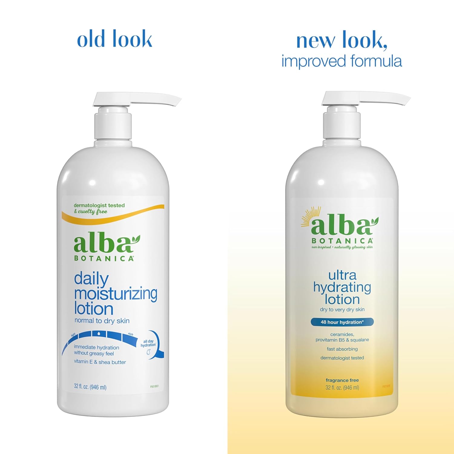 Alba Botanica Daily Moisturizing Body Lotion, Normal to Dry Skin - 32 Fl Oz