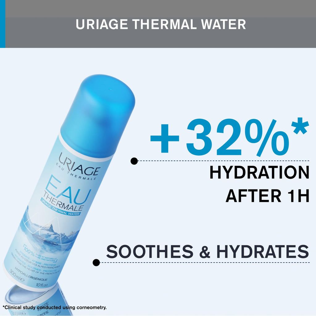 Uriage Thermal Water 300ml - Natural Mineral Skincare for Sensitive Skin