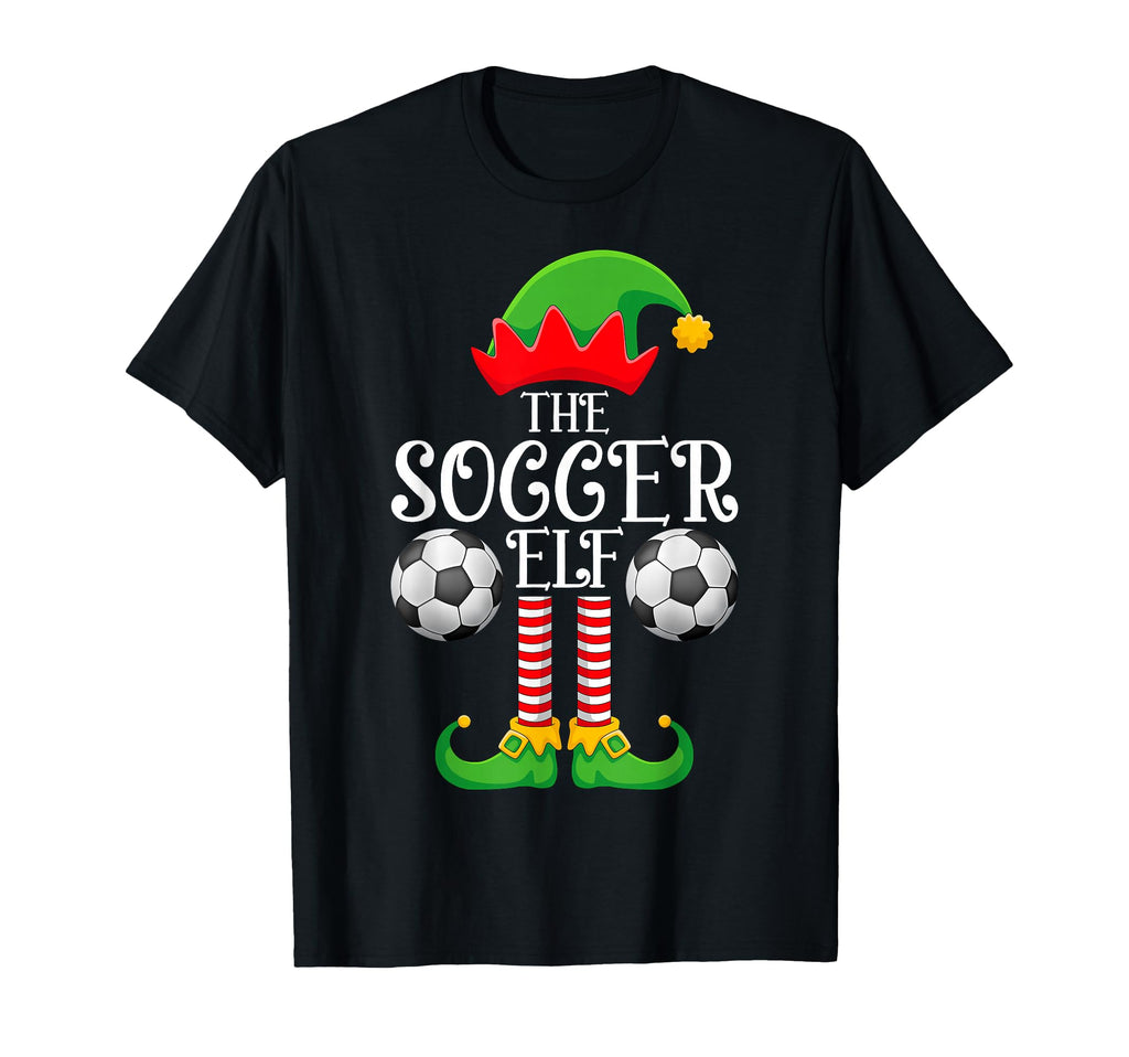 Soccer Elf Family Matching Funny Love Elf T-Shirt - Custom Art Print Unisex