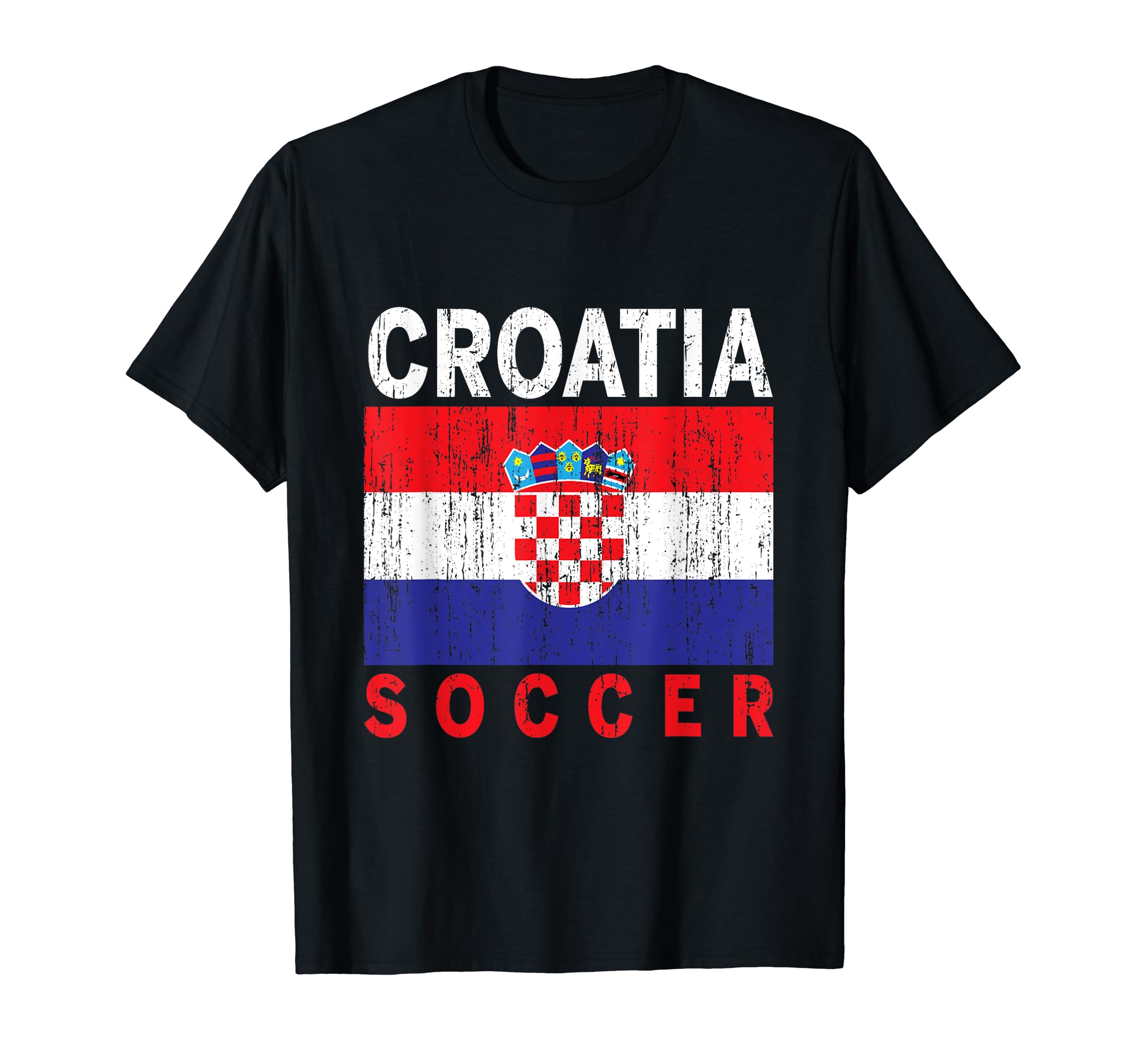 Croatian Soccer Flag Croatia Football T-Shirt - Graphic Print Men Women