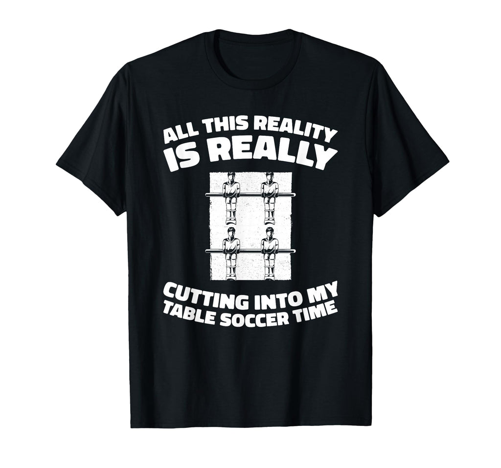 Foosball Kicker Table Soccer T-Shirt - Graphic Print for Adults