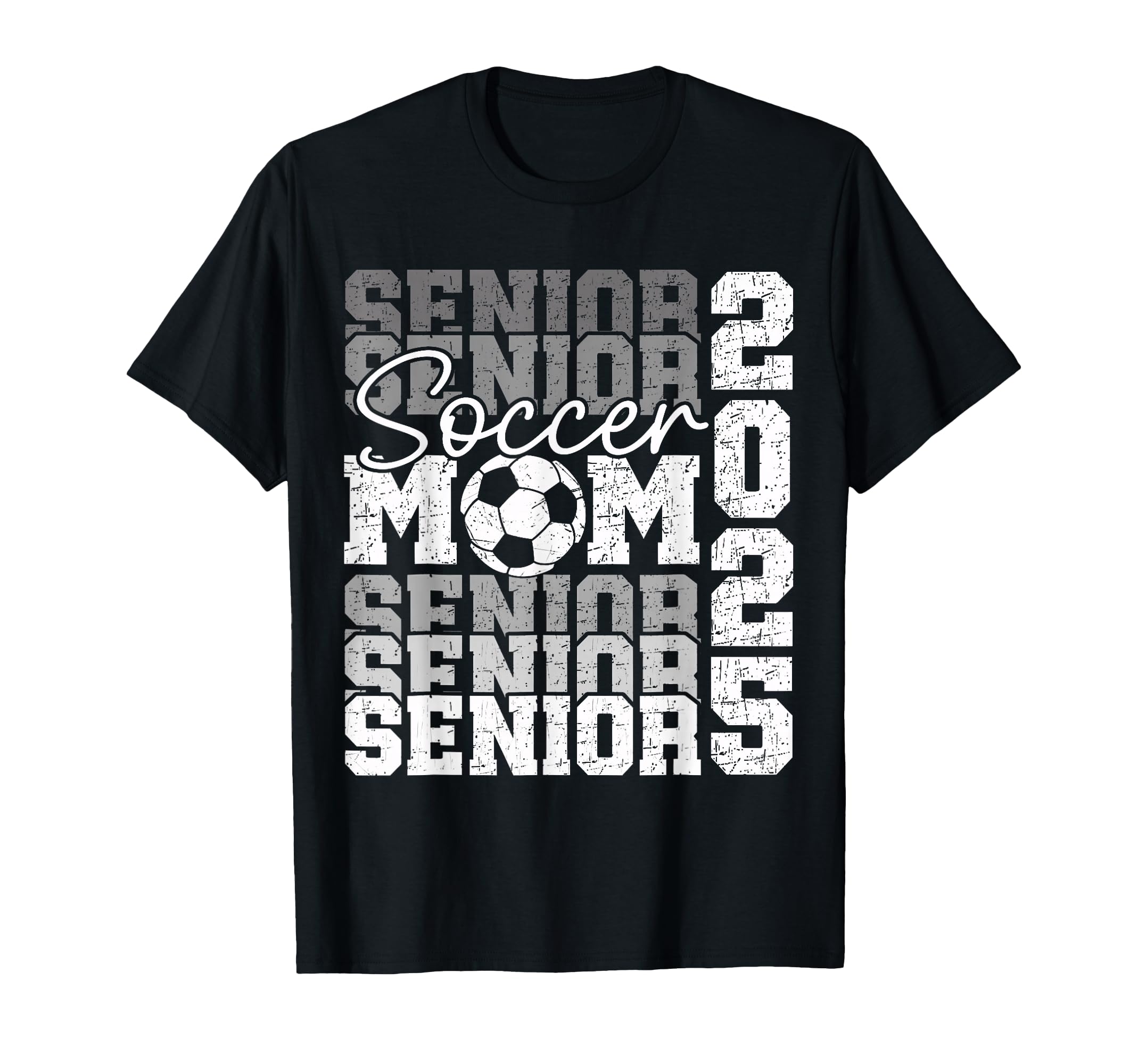 Senior Mom 2025 Soccer Class 2025 Funny T-Shirt - Trendy Graphic Unisex