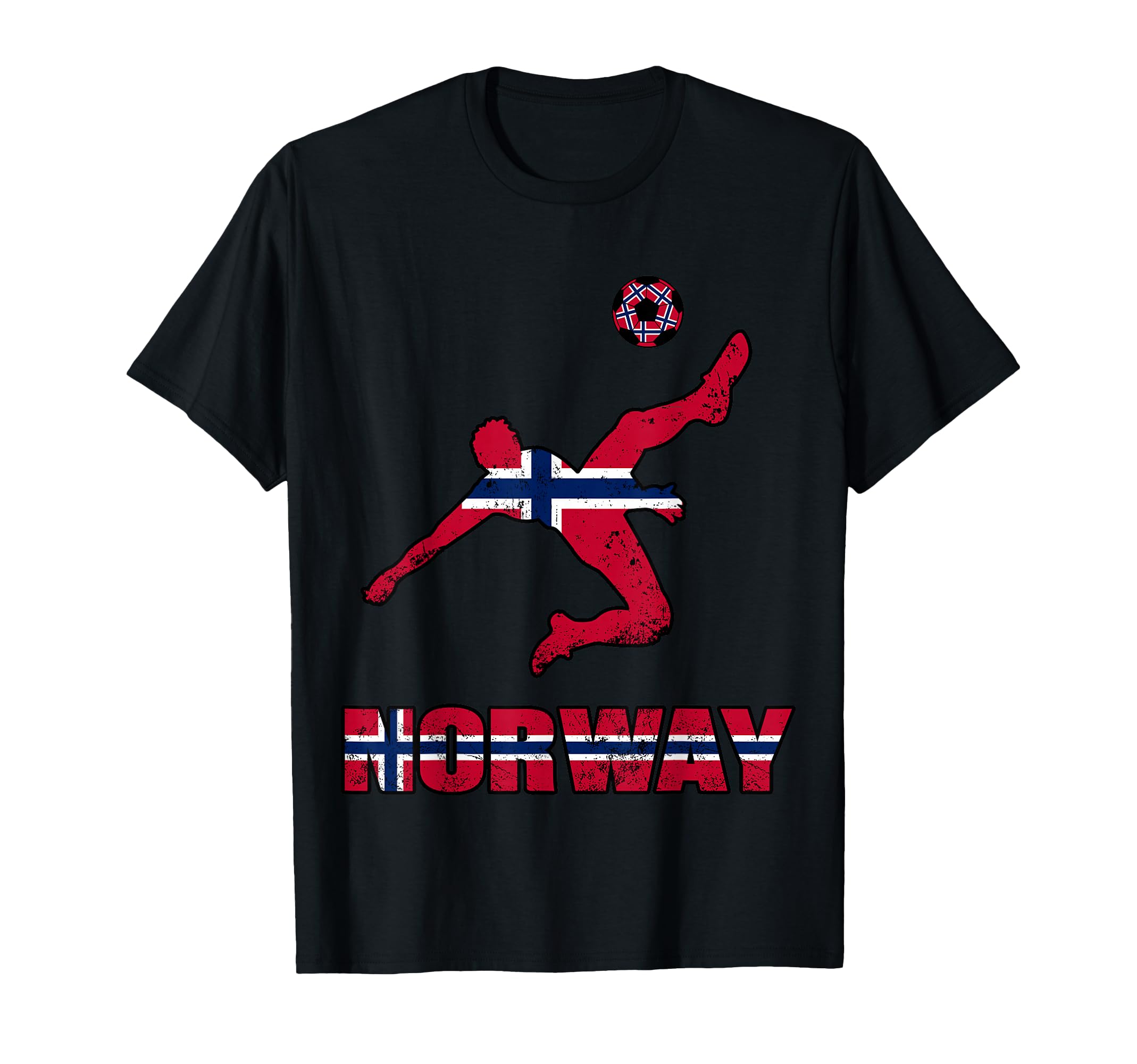 Norway Football Soccer Game Player T-Shirt - Custom Art Print for Adults