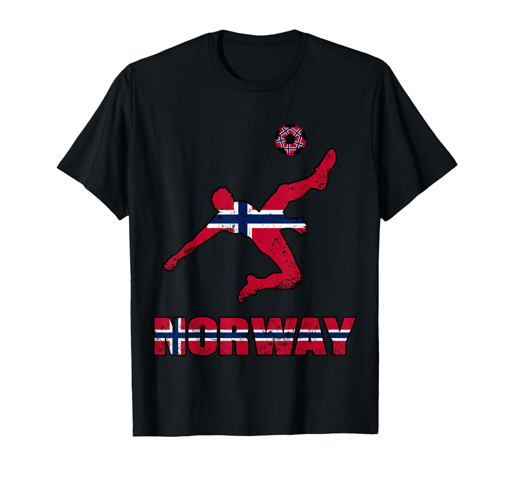 Norway Football Soccer Game Player T-Shirt - Streetwear Style for Adults