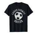 Larue County Soccer Distressed 90S T-Shirt - Novelty Apparel for Adults