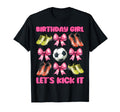 Birthday Lets Kick It Soccer Mom Mama T-Shirt - Custom Art Print Unisex