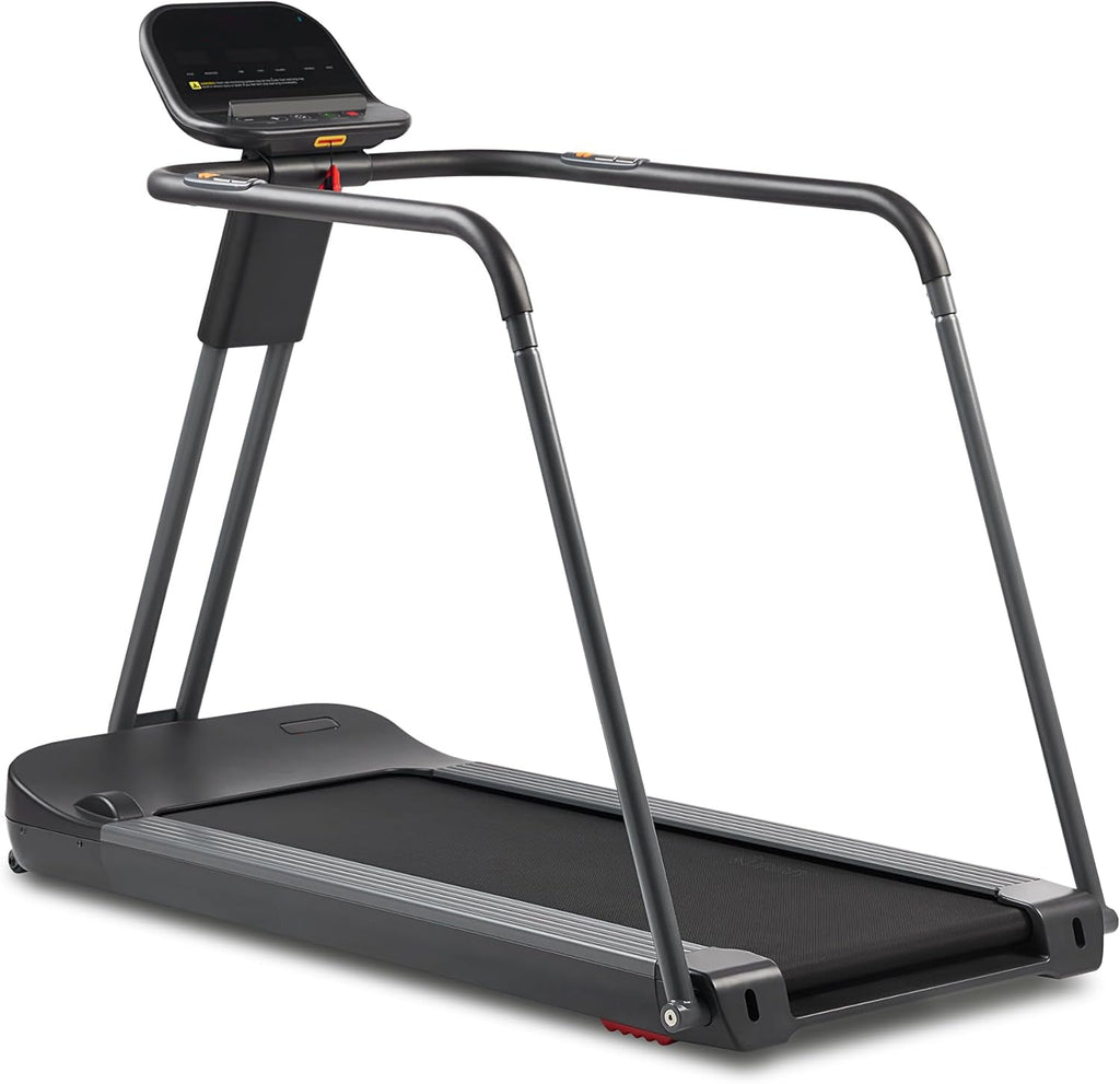 Endurance Cardio Running Walking Treadmill with Extended Safety Handrails, Wide Deck, Shock Absorption, Digital Monitor, Optional Free App Bluetooth Connection