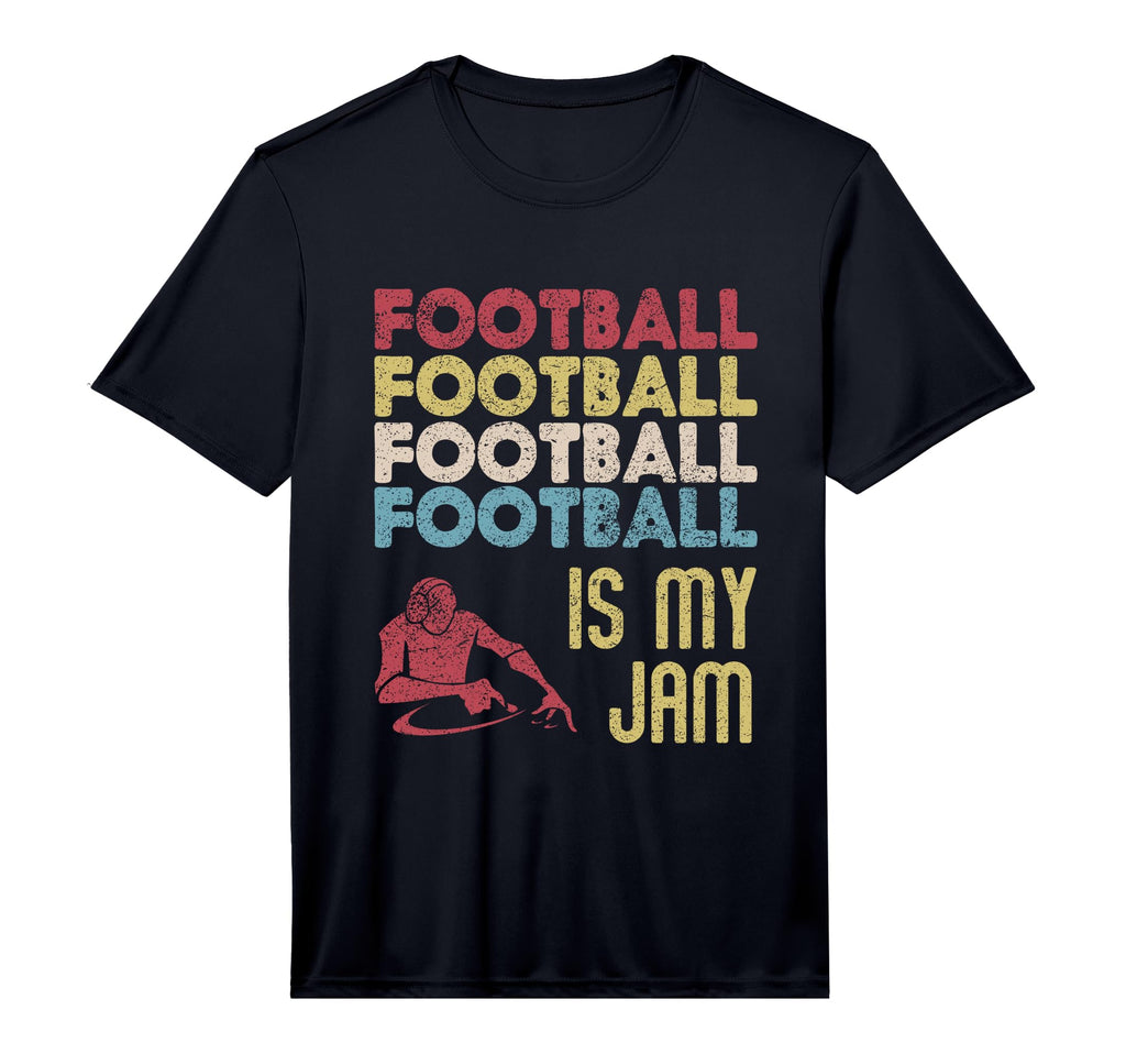 Mens Football Is My Jam Fun Sport Lover T-Shirt - Novelty Apparel Unisex