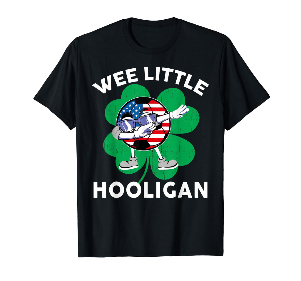 Wee Little Hooligan St Patrick Day T-Shirt - Custom Art Print for Adults