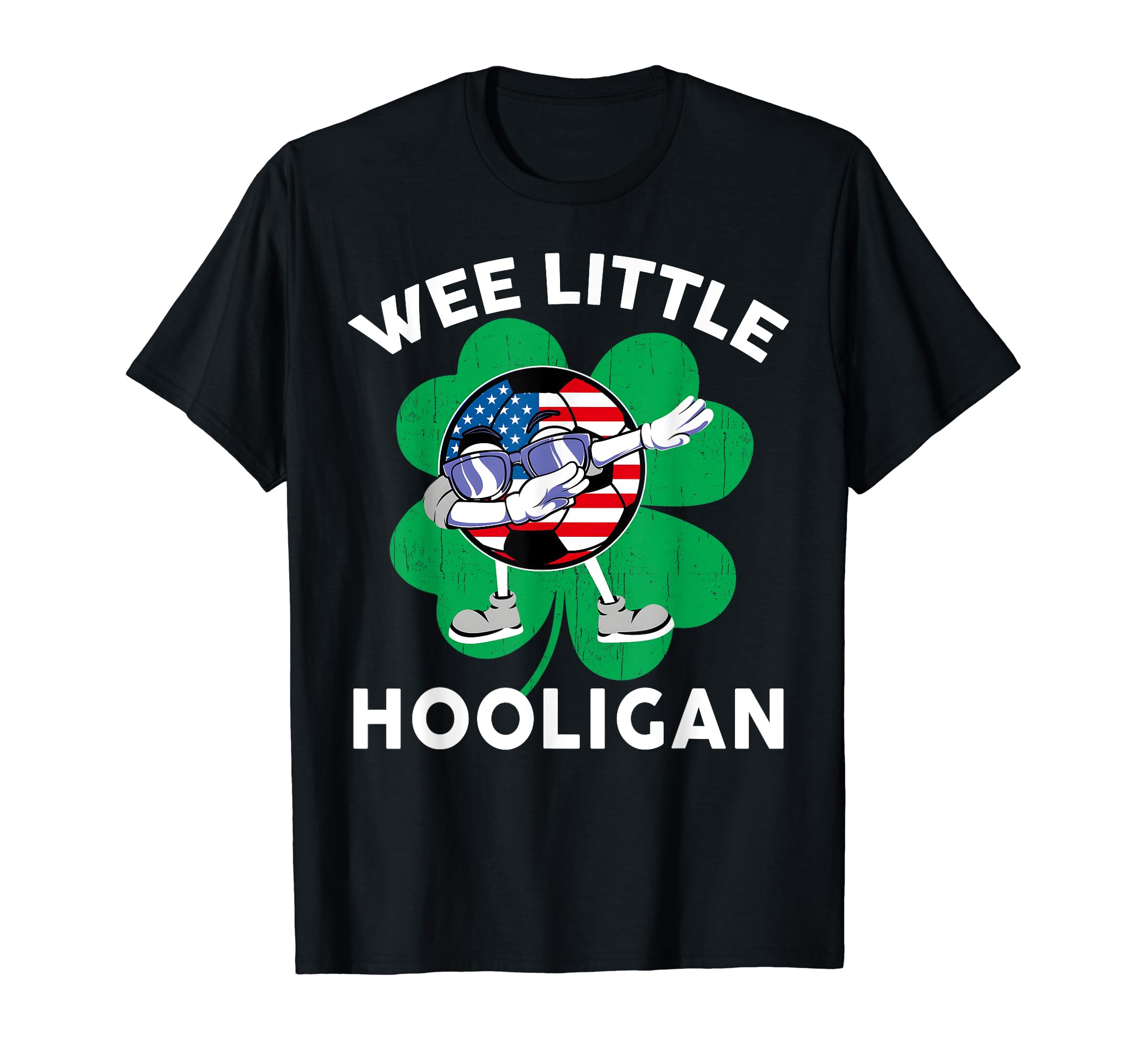 Wee Little Hooligan St Patrick Day T-Shirt - Custom Art Print for Adults