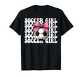 Soccer Soccer Mom Coquette T-Shirt - Minimalist Print Men Women