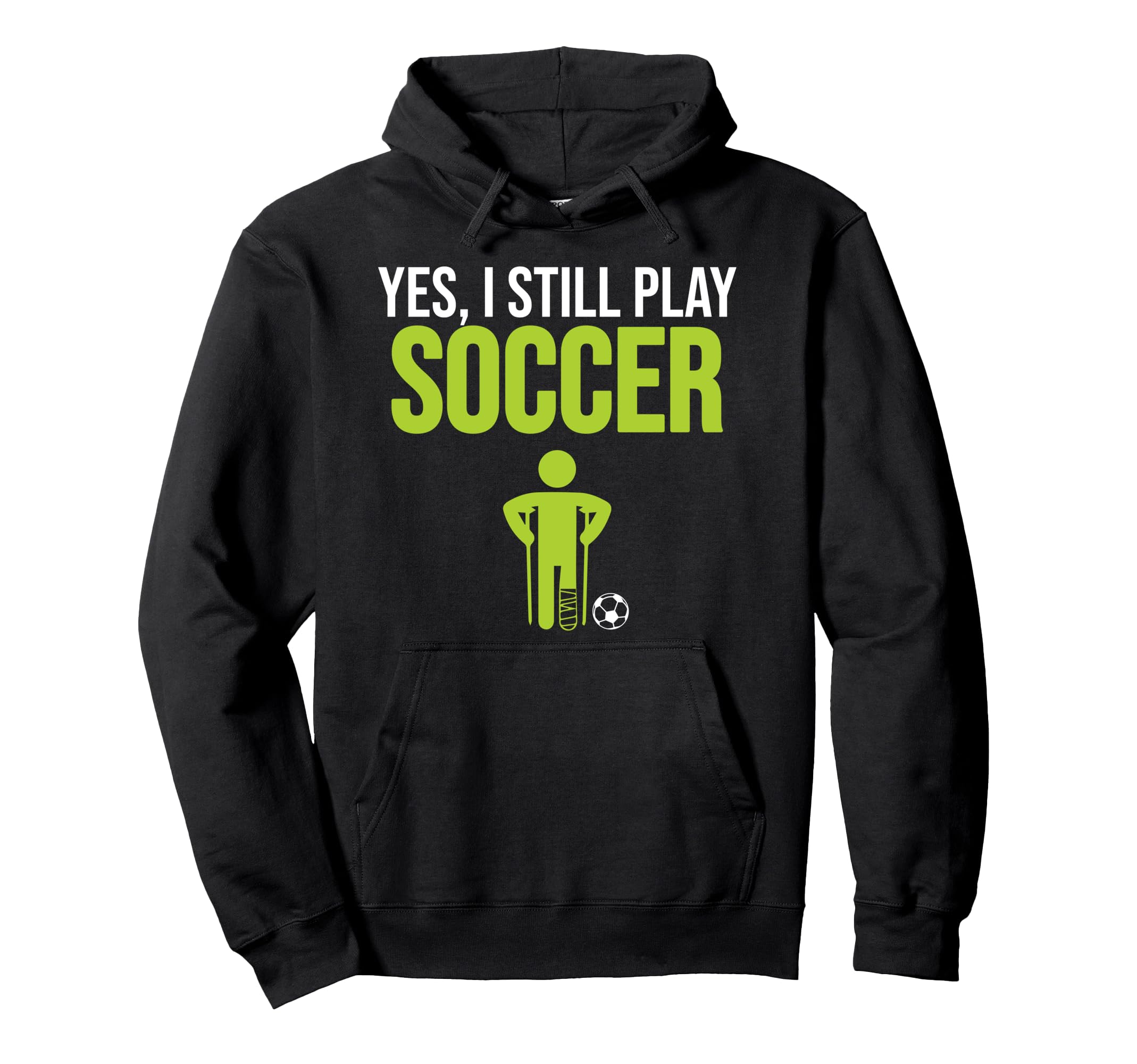 Still Play Soccer Sports Player Hoodie - Custom Art Print for Adults