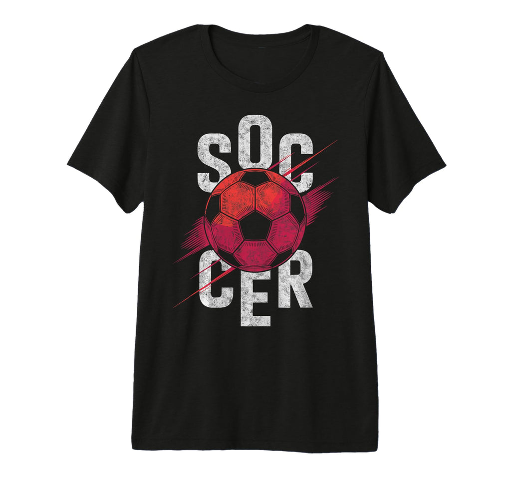 Soccer Football Ball Soccer Player T-Shirt - Fun Novelty Design Unisex