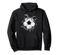 2 Sided Soccer Mom Mama Checkered Coquette Hoodie - Trendy Graphic Unisex