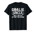 Funny Hockey Goalie Uncle Ice Hockey T-Shirt - Casual Everyday Wear Unisex