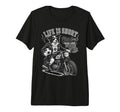 Border Collie Motorbike Footbal Soccer T-Shirt - Graphic Print for Adults