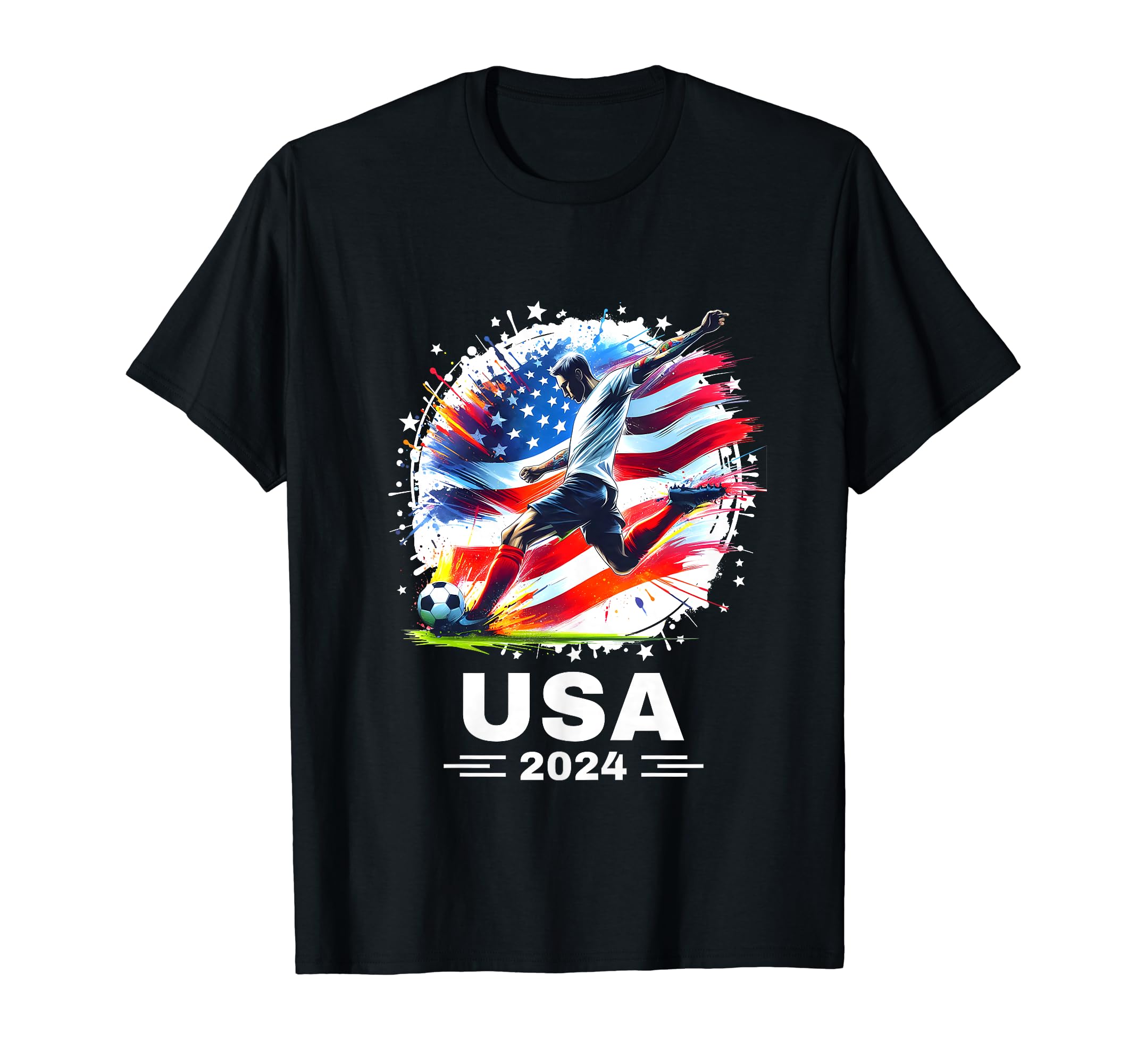 Soccer Soccer Player 2024 Soccer Soccer T-Shirt - Graphic Print Men Women