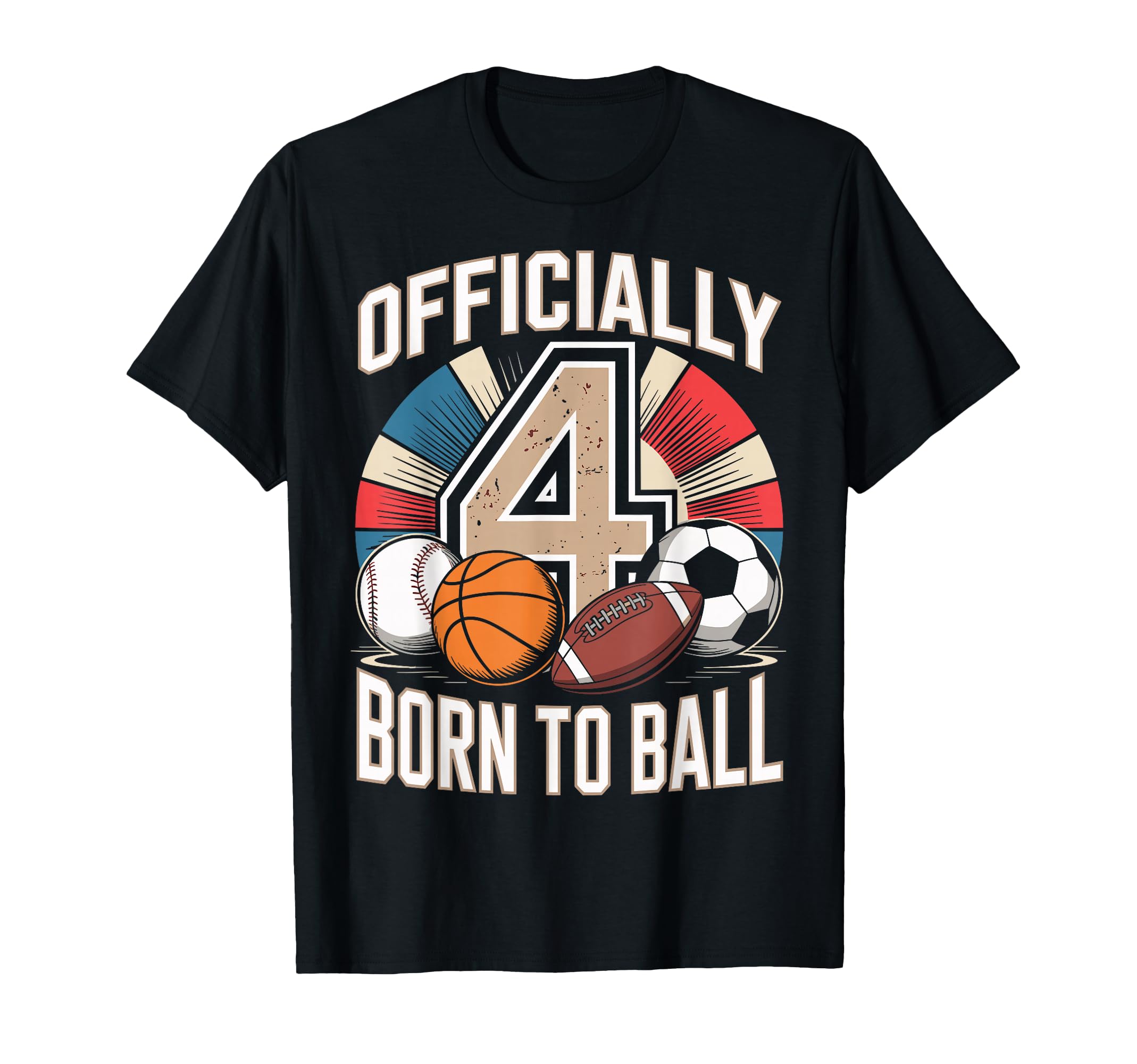 4 Birthday 4 Year Old 4Th Birthday T-Shirt - Trendy Graphic for Adults