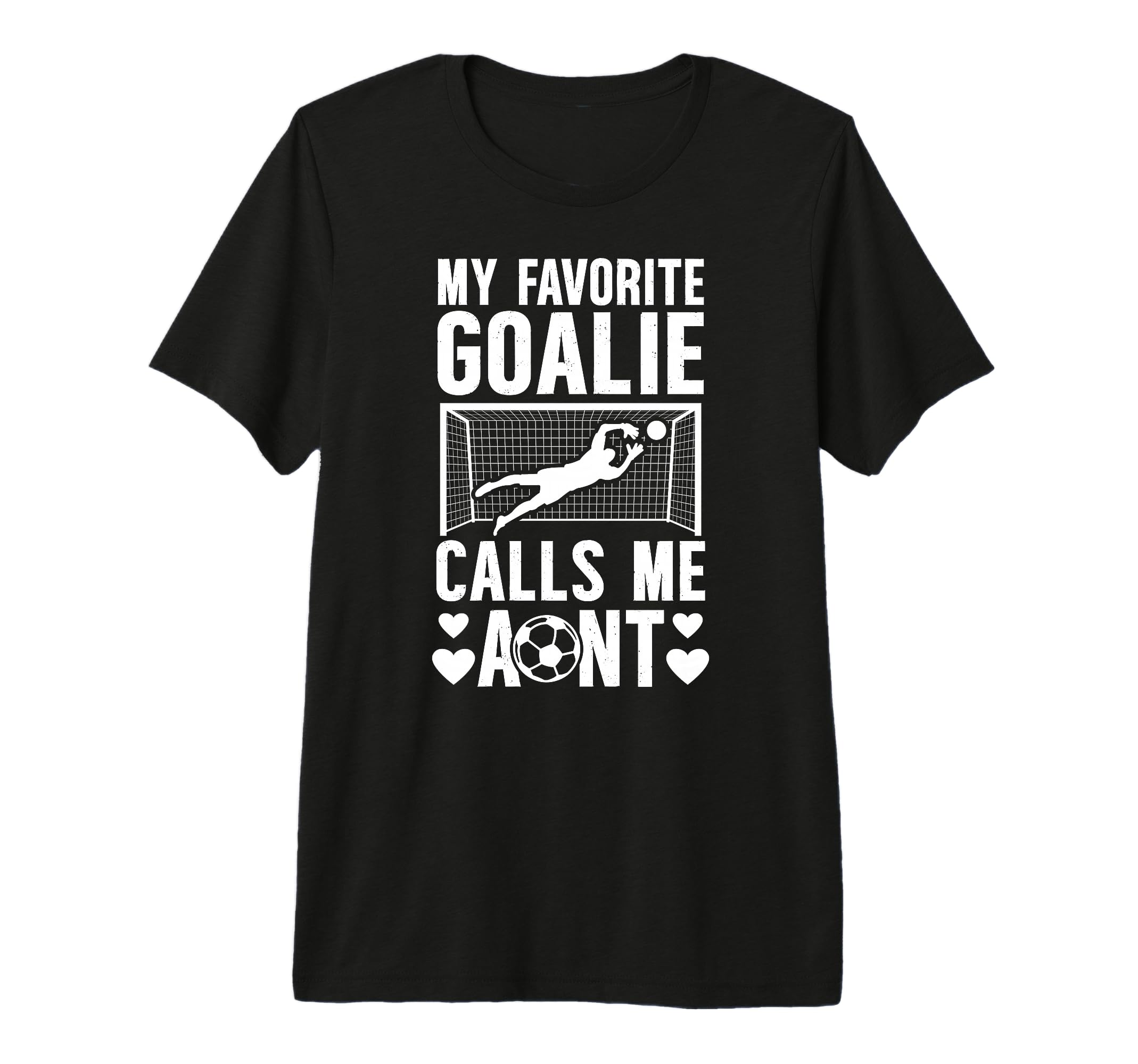 My Favorite Soccer Goalie Aunt Soccer T-Shirt - Novelty Apparel for Adults