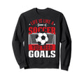 Funny Life Is Like Game Soccer Sweatshirt - Casual Everyday Wear Unisex