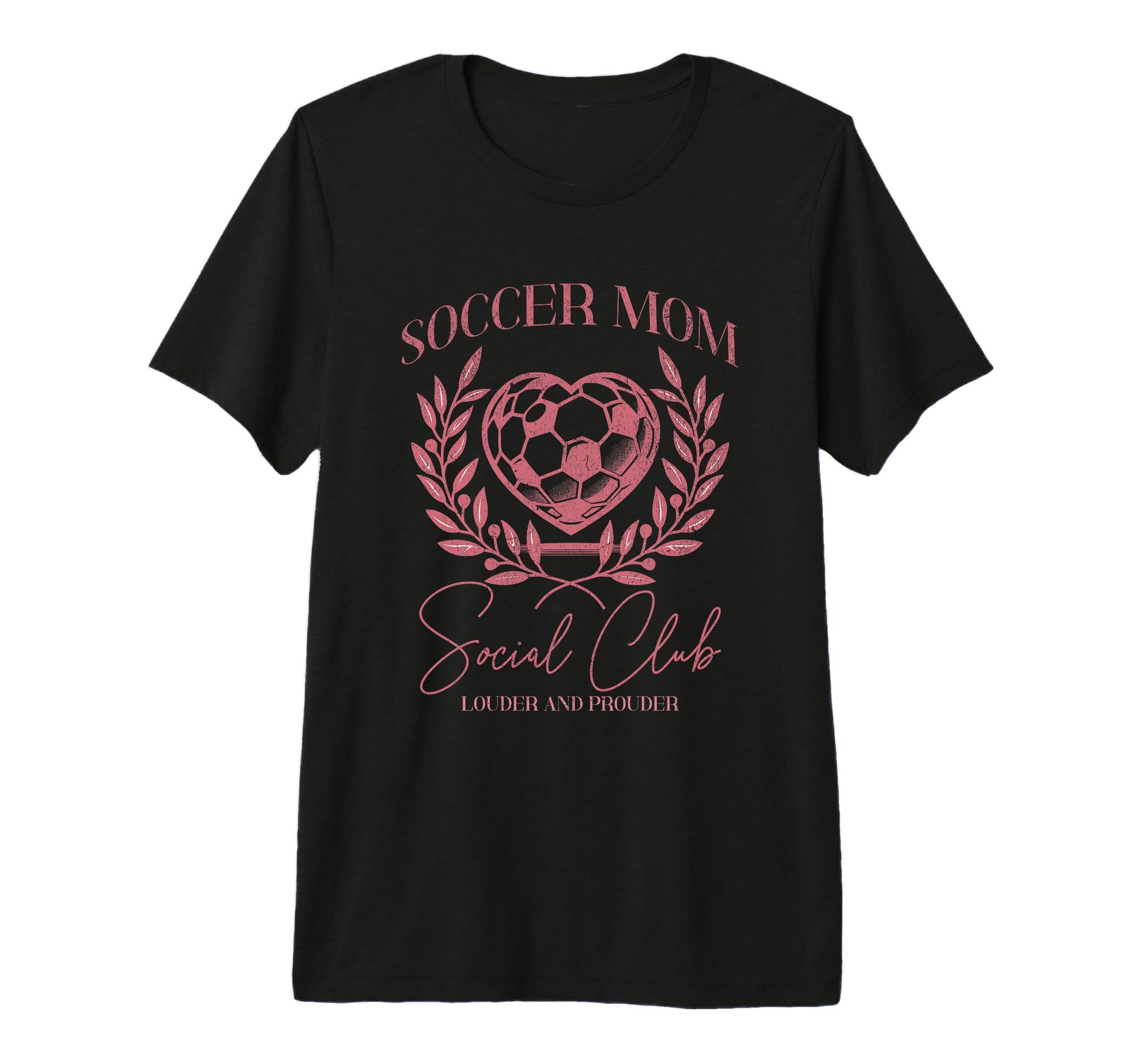 Soccer Mom Social Club Heart Sideline T-Shirt - Minimalist Print Men Women