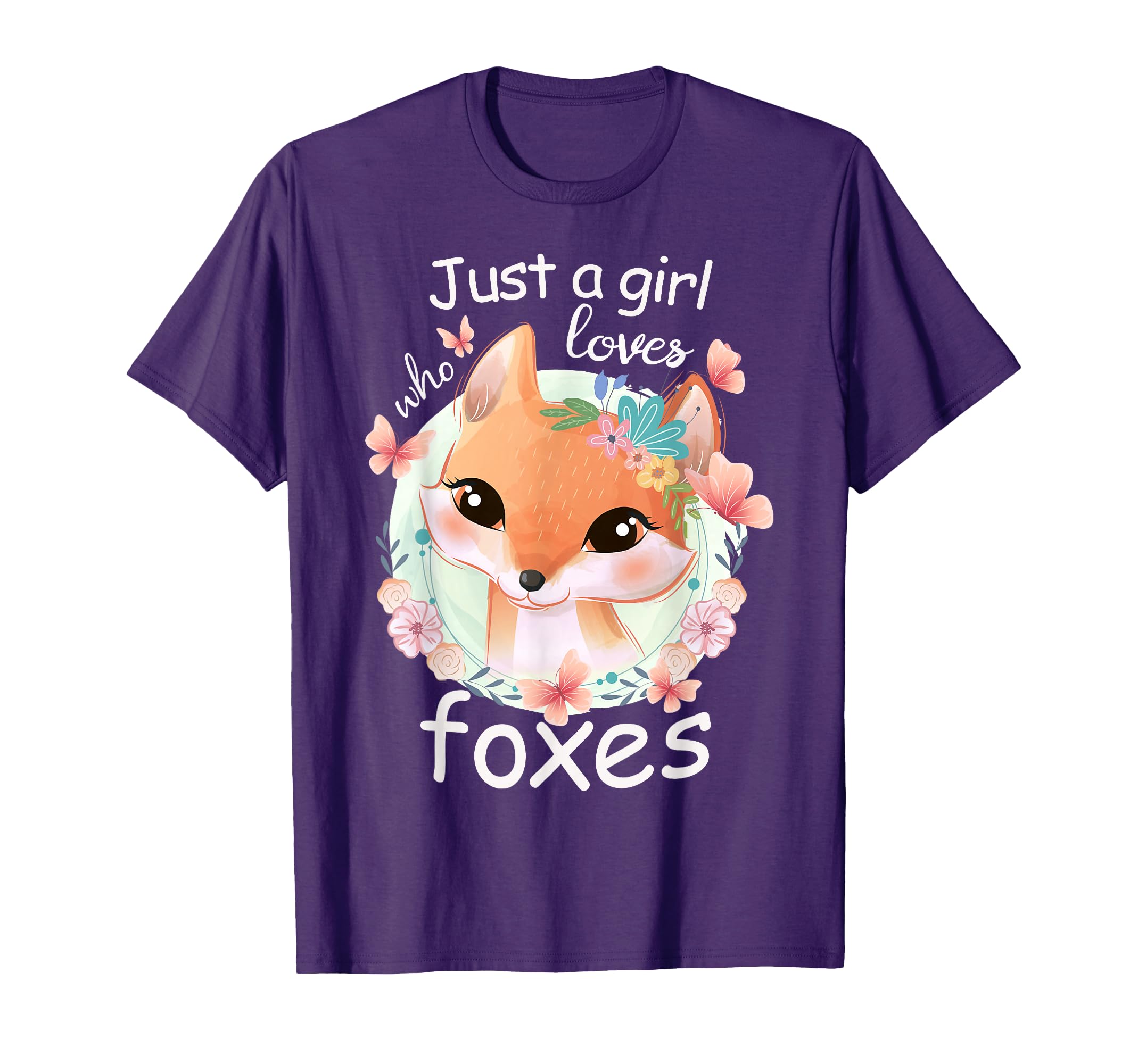 Smiling Fox Just Who Loves Foxes T-Shirt - Streetwear Style Men Women