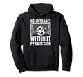 No Entrance Soccer Goalkeeper Soccer Hoodie - Fun Novelty Design Unisex