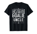 Im Soccer Goalie Uncle Soccer Keeper T-Shirt - Minimalist Print for Adults