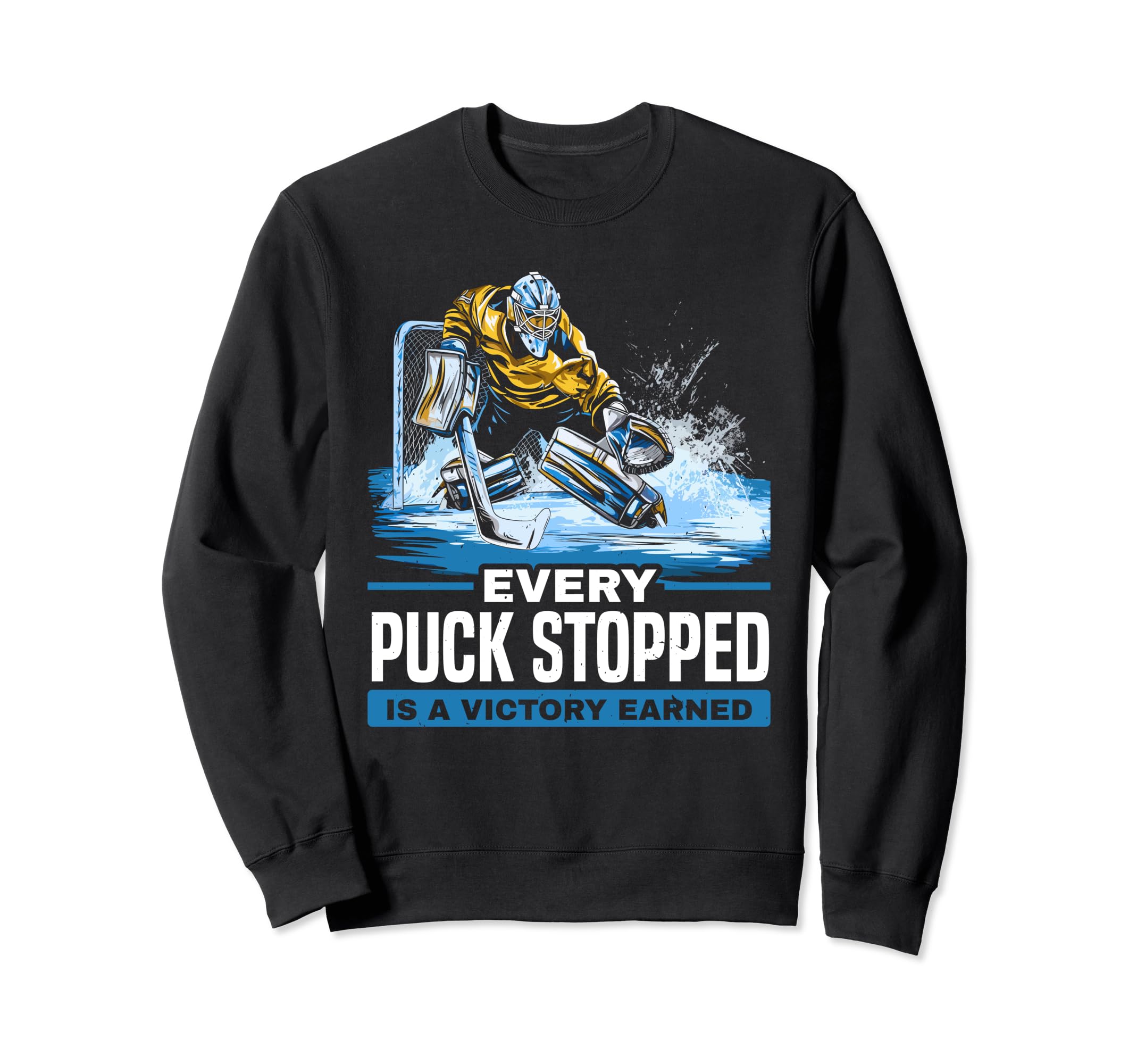 Ice Hockey Goalie Goaltender Sweatshirt - Streetwear Style for Adults