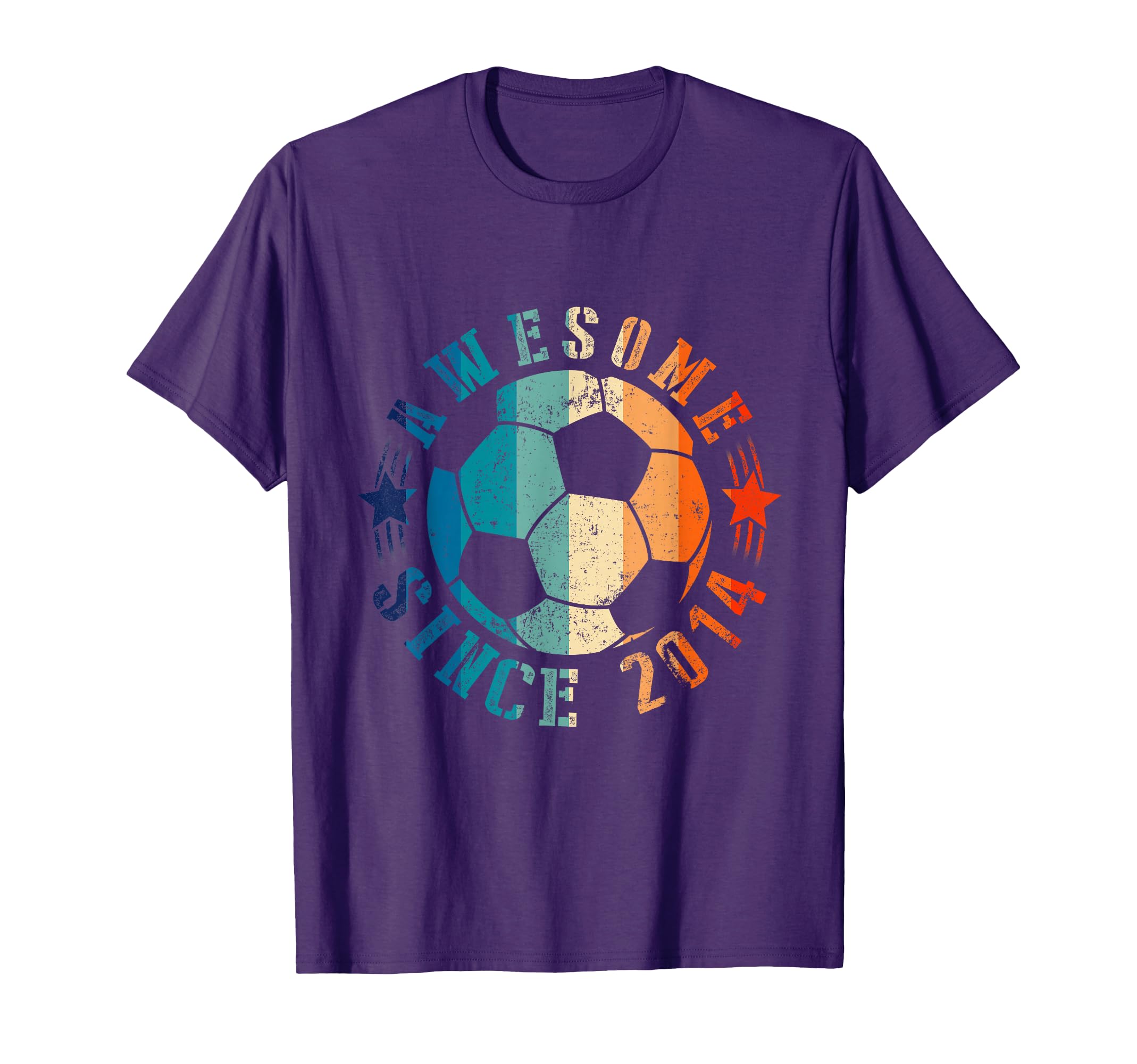 Awesome Since 2014 9Th Birthday 9 T-Shirt - Streetwear Style Men Women