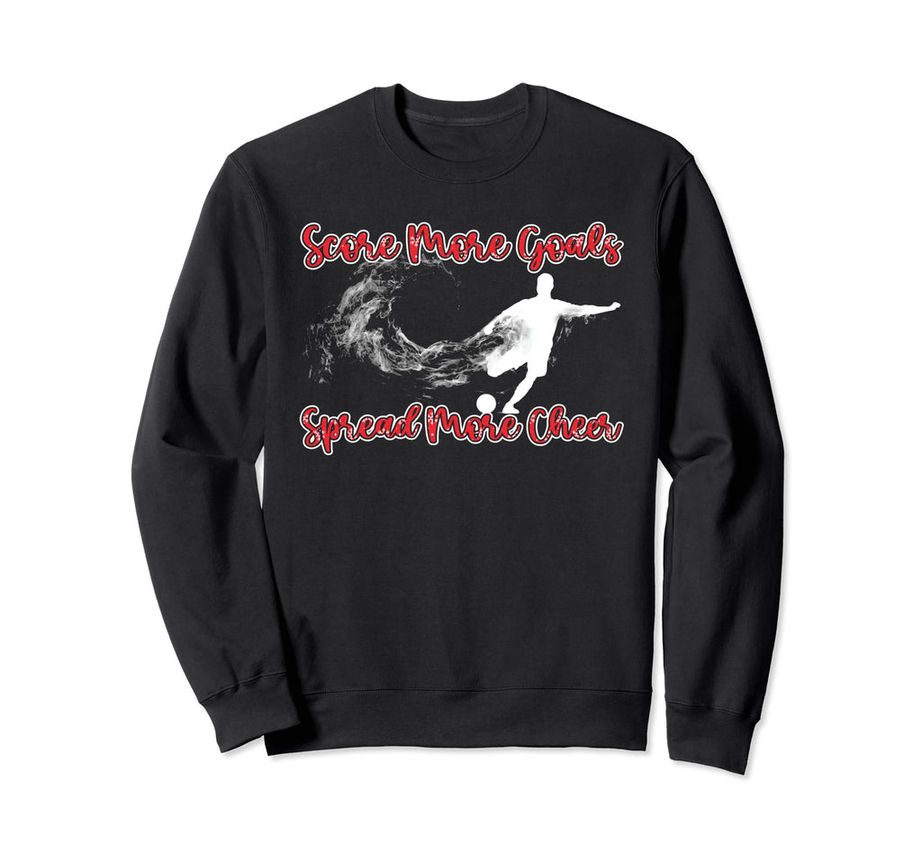Holiday Sports Soccer Santa Sweatshirt - Streetwear Style Unisex